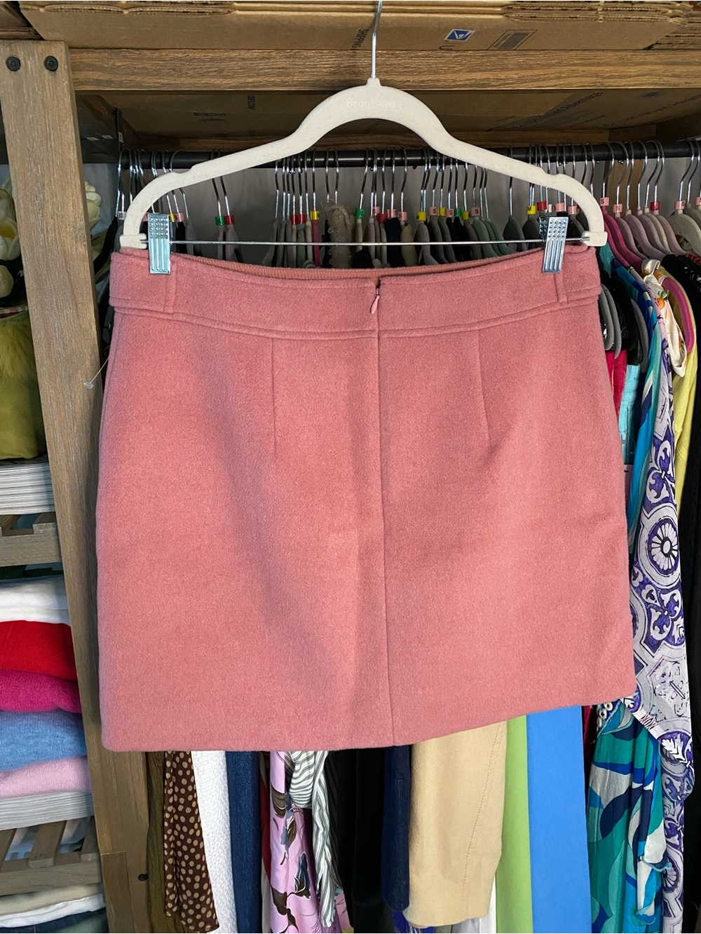 LOFT Mauve Wool Blend Mini Skirt! 🌸 - Picture 9 of 16
